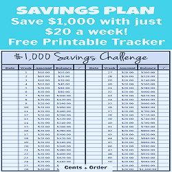 52 Week Challenge Plan (Save $1,000) - Free Printable | Money saving plan,  Saving money budget, Money saving strategies